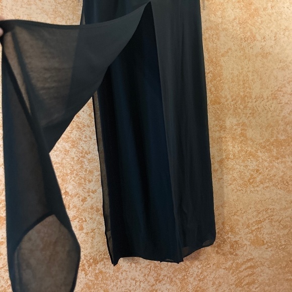 🌿SALE🌿TADASHI Shoji Overlay Wide Leg Pants size 8 - Picture 2 of 8